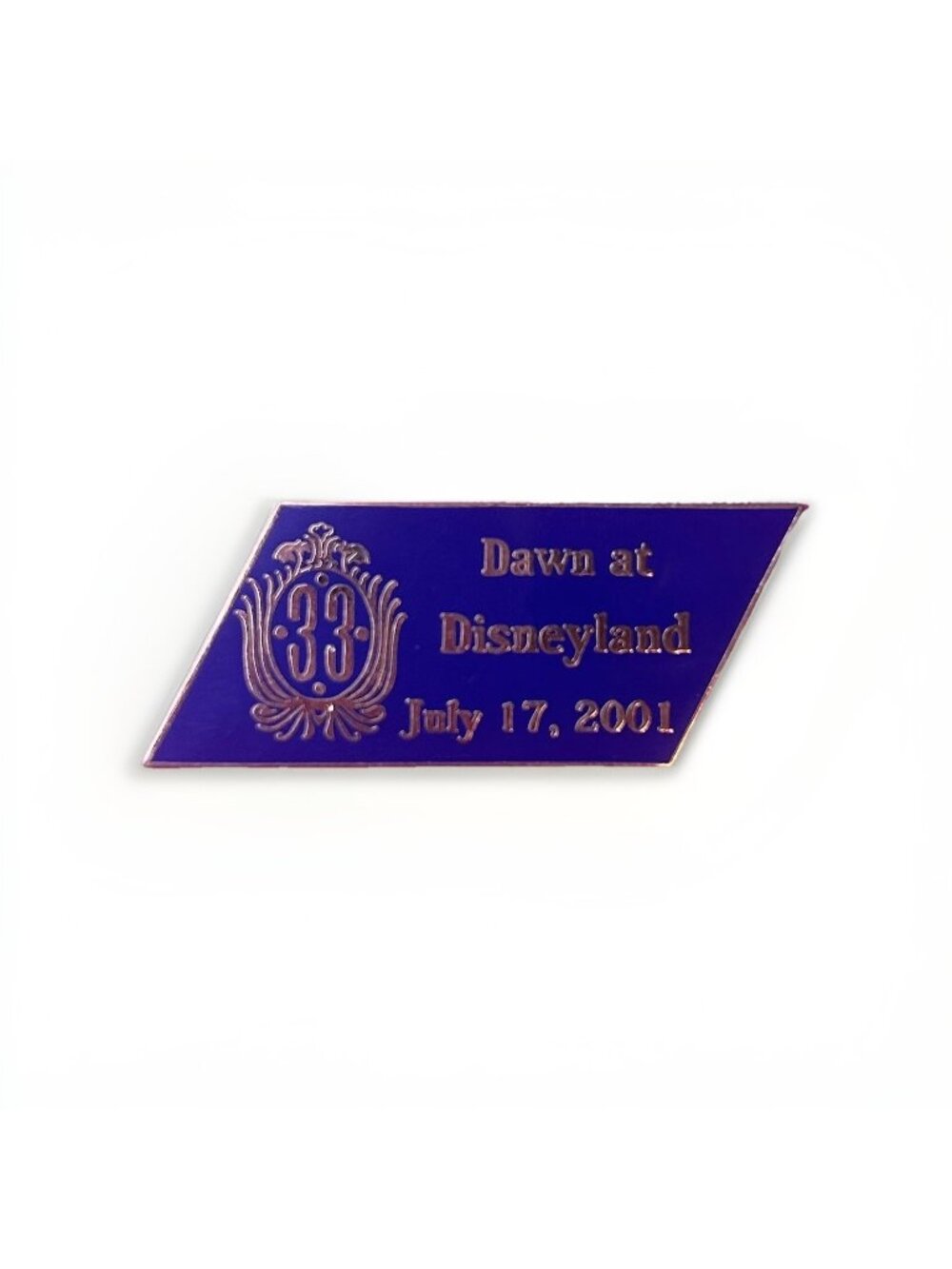 Disney Pin Club 33 Dawn at Disneyland LE 500 July 17 2001 Trading DLR NFFC Blue